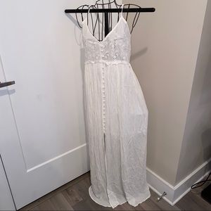 White beach cami dress